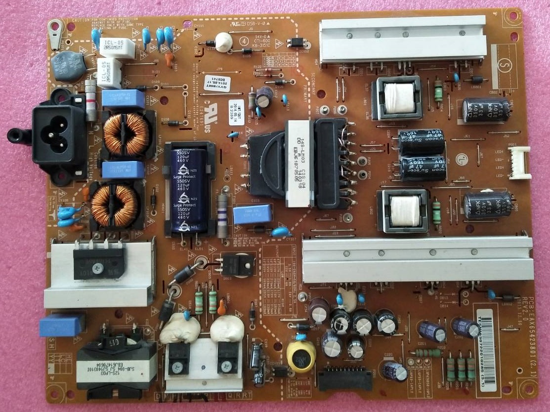 POWER SUPPLY LG (ซับพลาย แอลจี) ของแท้ถอดจากเครื่อง 60LB582T.ATM 60LB582T.ATW 60LB650T.ATM 60LB650T.ATW 60LY540S.ATM 60LY540S.ATMD