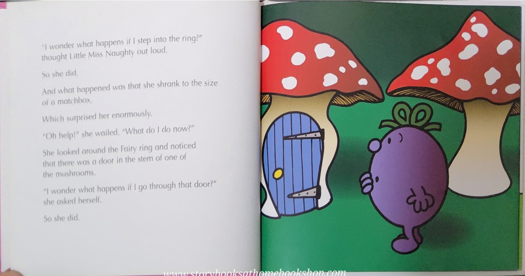 หนังสือนิทานปกแข็ง** 🍅🍓LITTLE MISS&MR.MEN👍 🍅🍅LITTLE MISS NAUGHTY AND THE GOOD FAIRY by Roger Hargreaues