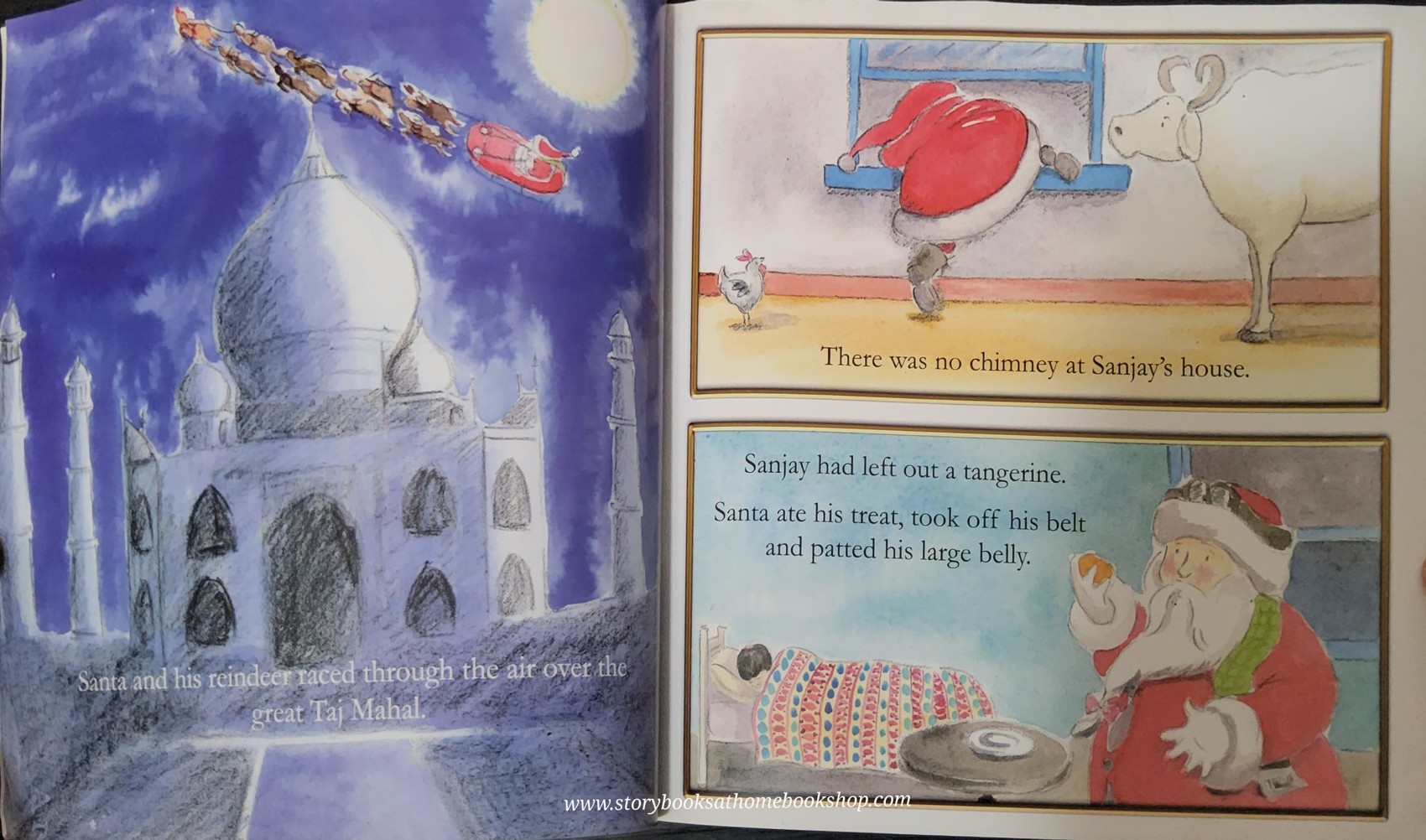 หนังสือนิทานปกอ่อน** 🍅🍓SANTA'S TIGHT SQUEEZE BY ALEX FIELD