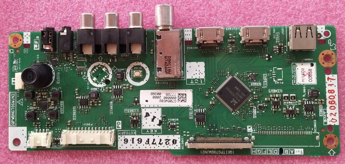 เมนบอร์ดทีวีชาร์ป (Mainboard TV SHARP) ของแท้มือสองพร้อมใช้งาน รุ่นLC-40LE280X