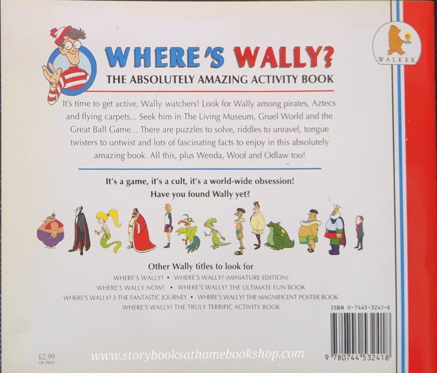 PUZZLE BOOK** ðð WHERE'S WALLY? THE ABSOLUTELY AMAZING ACTIVITY BOOK