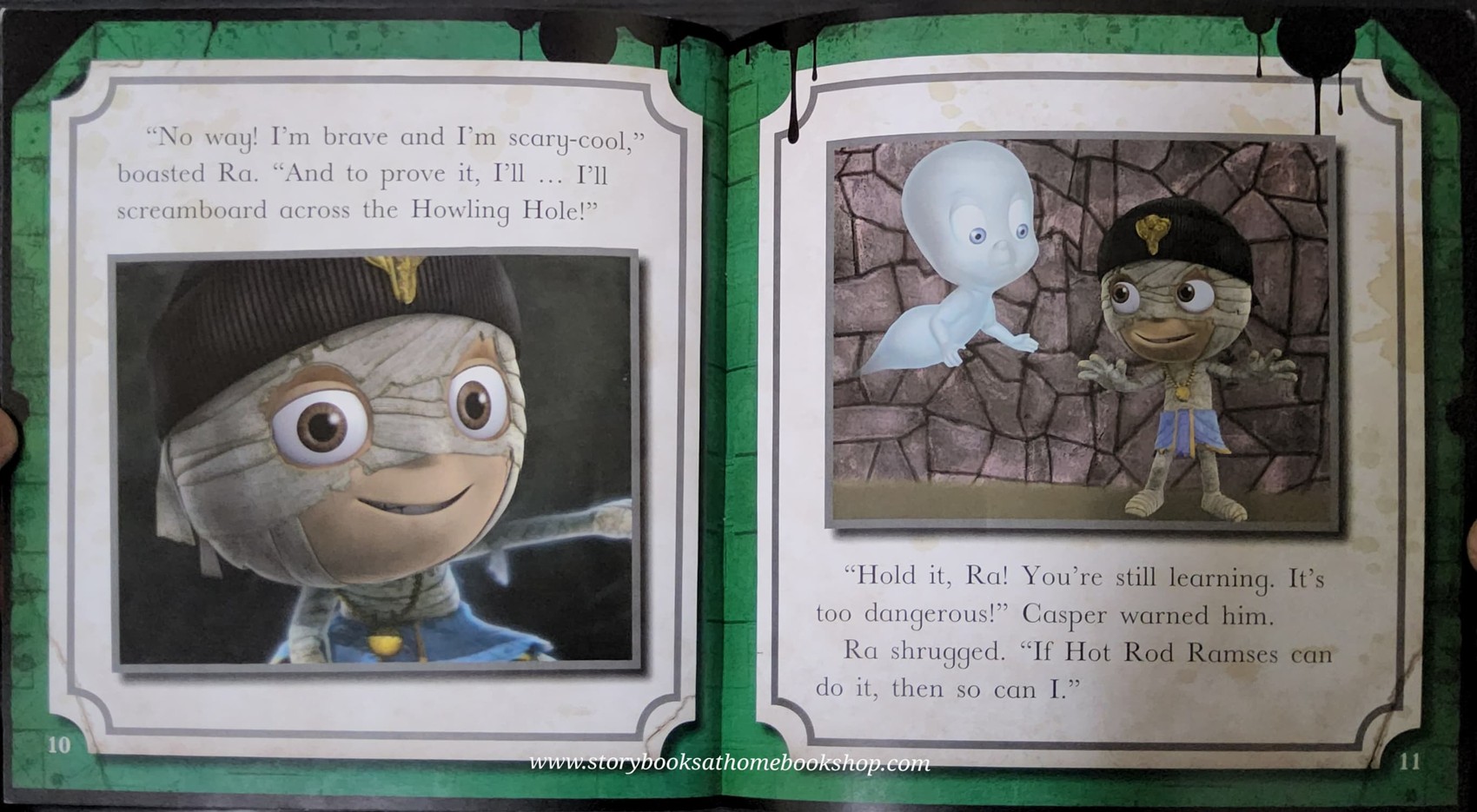 หนังสือนิทานปกอ่อน ** 🍅CASPER'S SCARE SCHOOL THE HOWLING HOLE