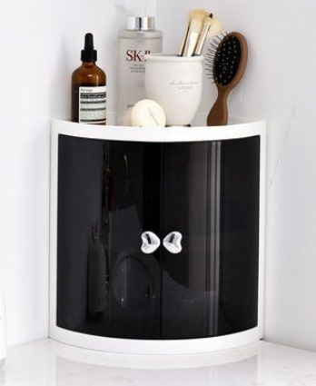 Storage Box กล่องเก็บเครื่องสําอางค์ ชั้นวางของ ตู้วางของ เข้ามุม 21x30x30 cm