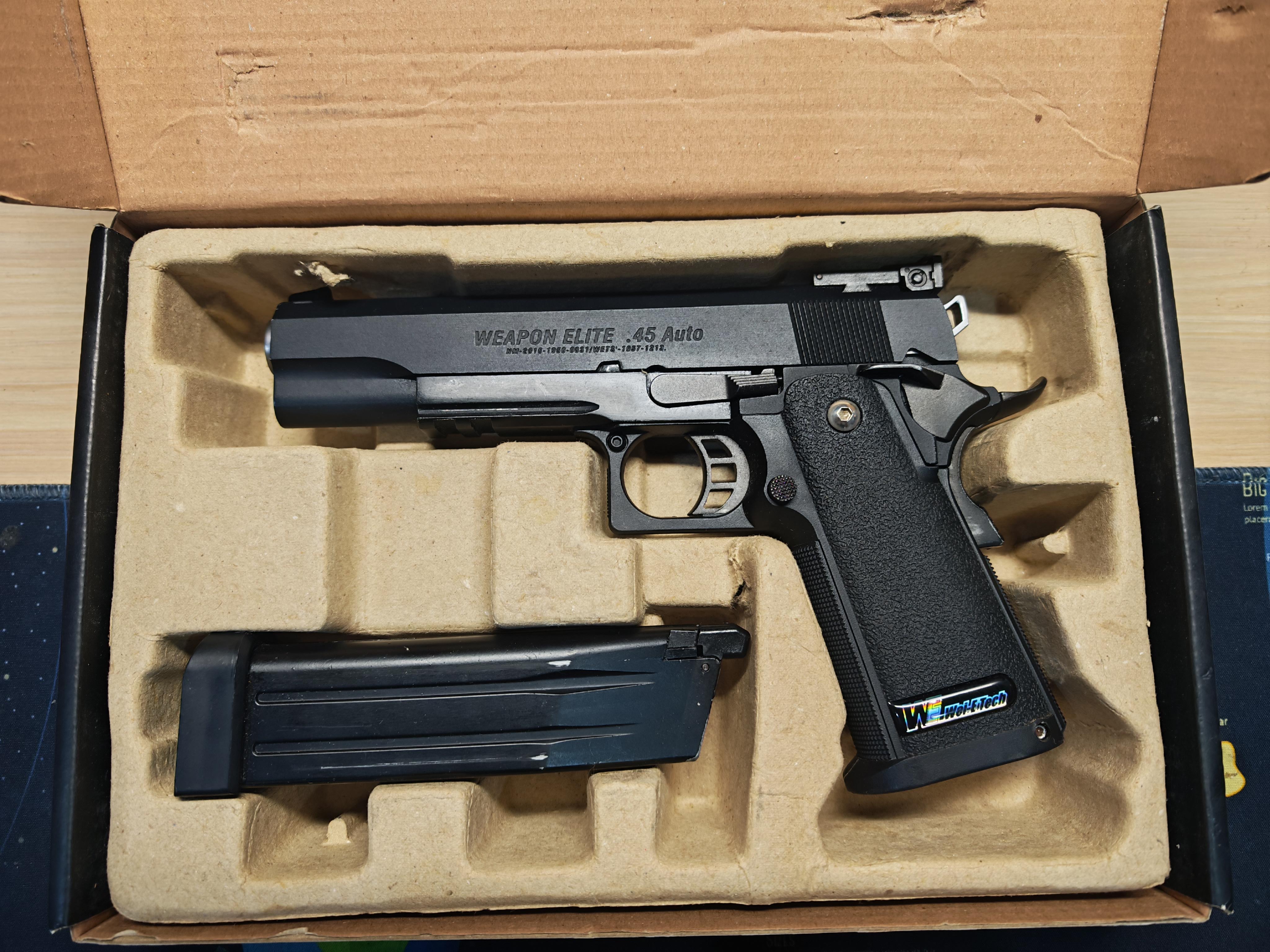 WE Hi Capa 5.1 R-VERSION GBB BB Gun บีบีกัน แบบแก๊ส ปืนอัดลม Airsoft Gun มือสอง