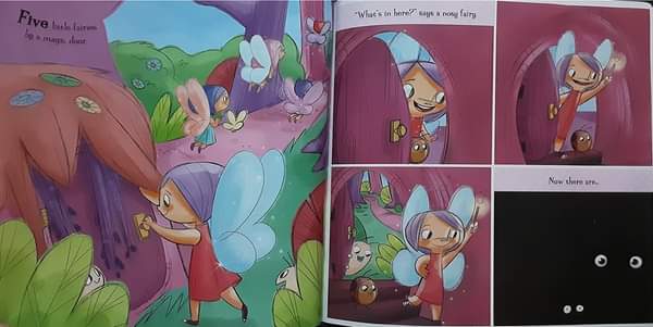 หนังสือนิทานเด็ก ภาษาอังกฤษ ปกอ่อน** 🍓🍓 10 Little Fairies/Used สภาพ 80-90%