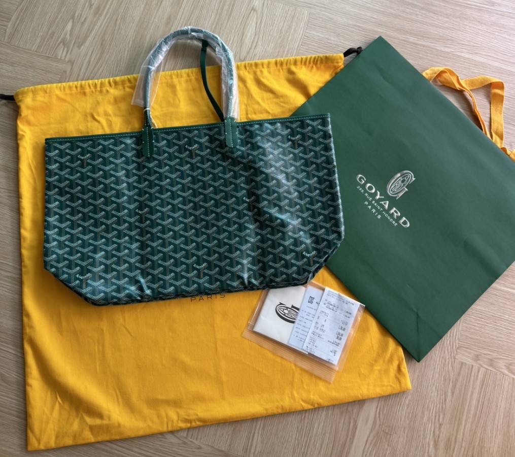🔫💦 New Goyard st louis pm สีเขียว อุปกรณ์ ครบ บิล ปี25 🔫💦