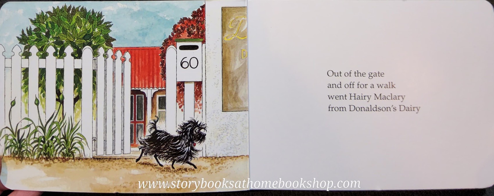 BOARD BOOK ** 🍅🍓 Hairy Maclary FROM DONALDSON'S DAIRY by Lynley Dodd♥️♥️