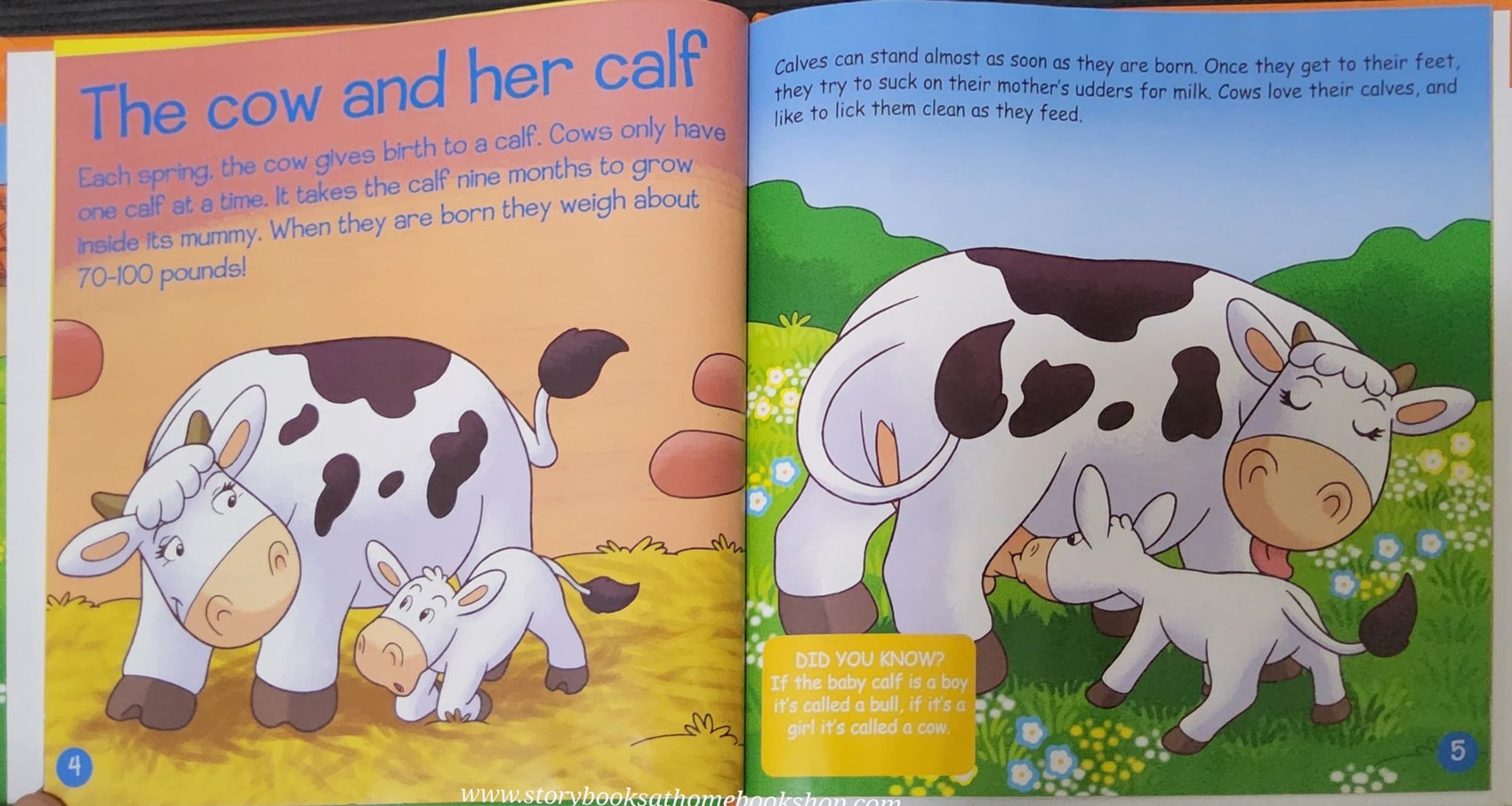 หนังสือนิทานปกแข็ง** 🍅🍓MY ANIMAL FARM: ANIMALS ON THE FARM:ANIMALS AND THEIR BABIES #19