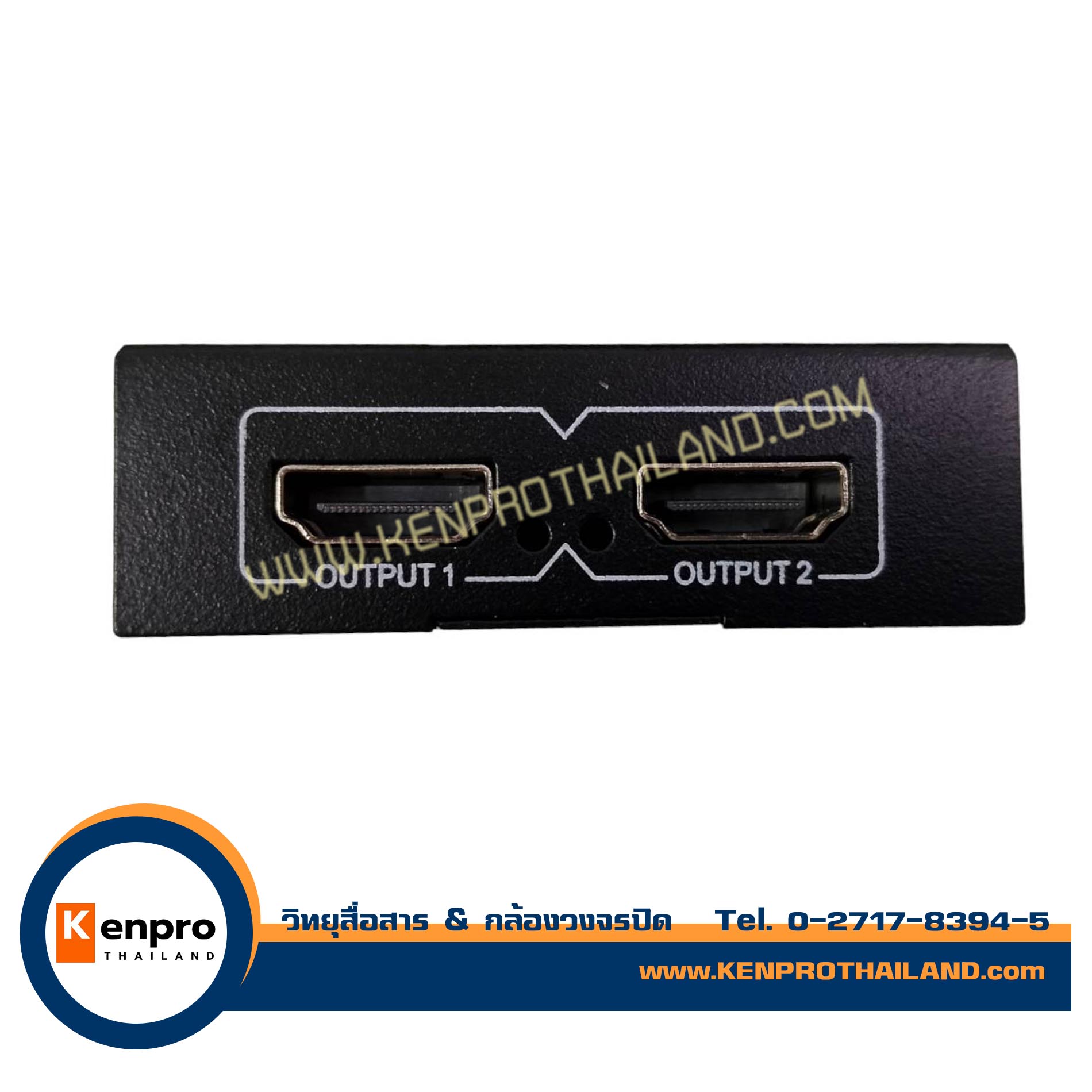 Qoolis Hdmi Splitter กล่องแยกจอ HDMI Splitter 1x2 (4K)