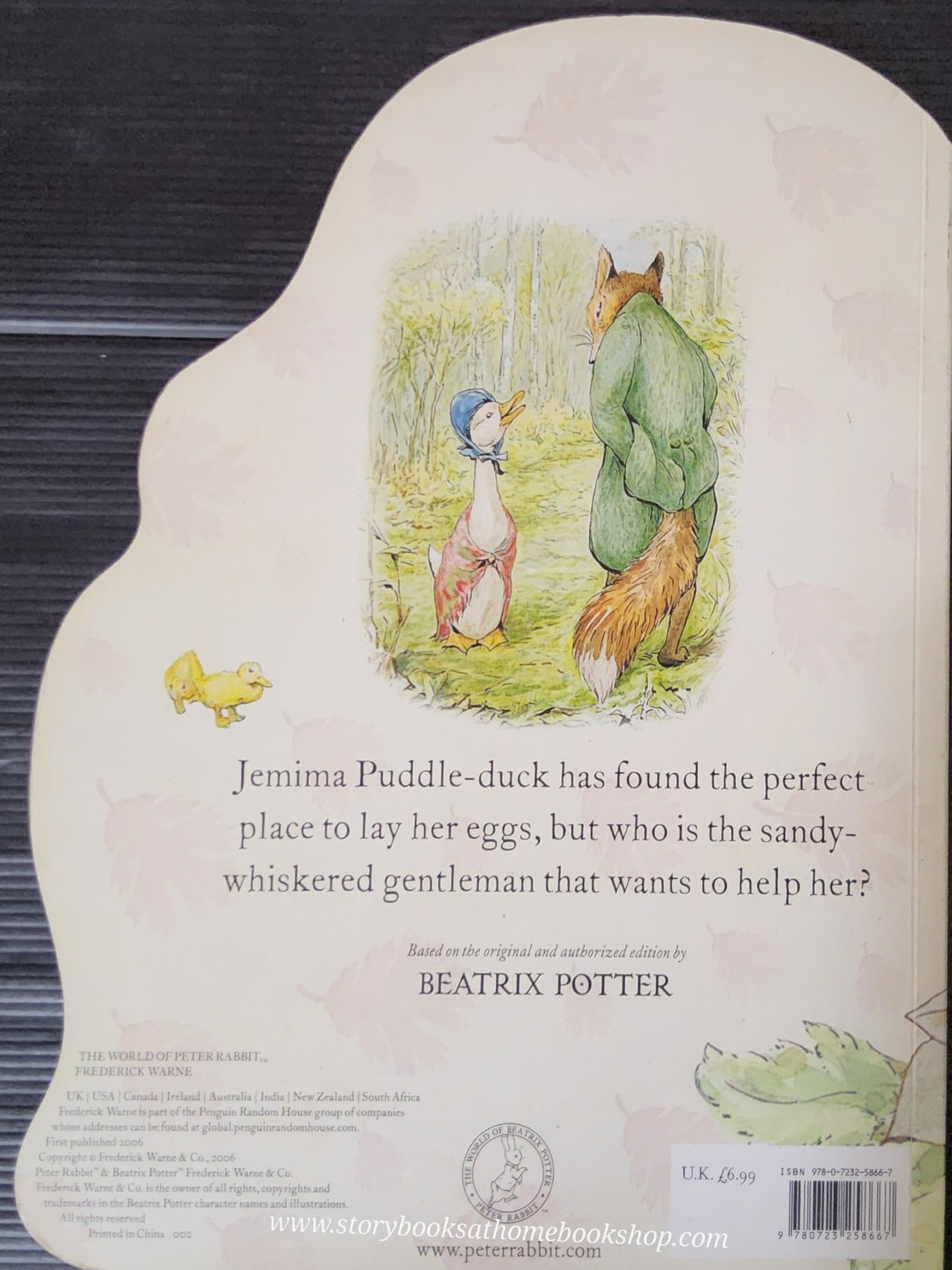 SPECIAL BOOK++ ** Board Book** ð
JEMIMA PUDDL-DUCK BY BEATRIX POTTER