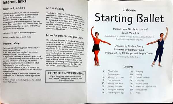 Knowledge Book หนังสือความรู้ ภาษาอังกฤษ 🍅🍓Usborne Starting Ballet/Used สภาพ 80-90%