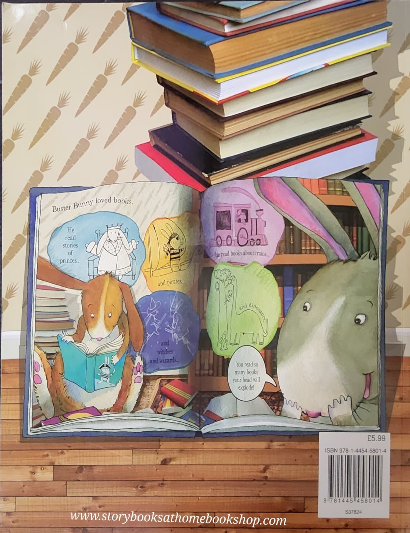 หนังสือนิทานปกอ่อน ** 🍅🍅BUNNY LOVES TO READ