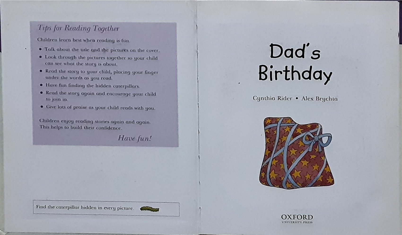 หนังสือนิทานปกแข็ง** 🍓🍓READ AT HOME DAD'S BIRTHDAY WITH CD