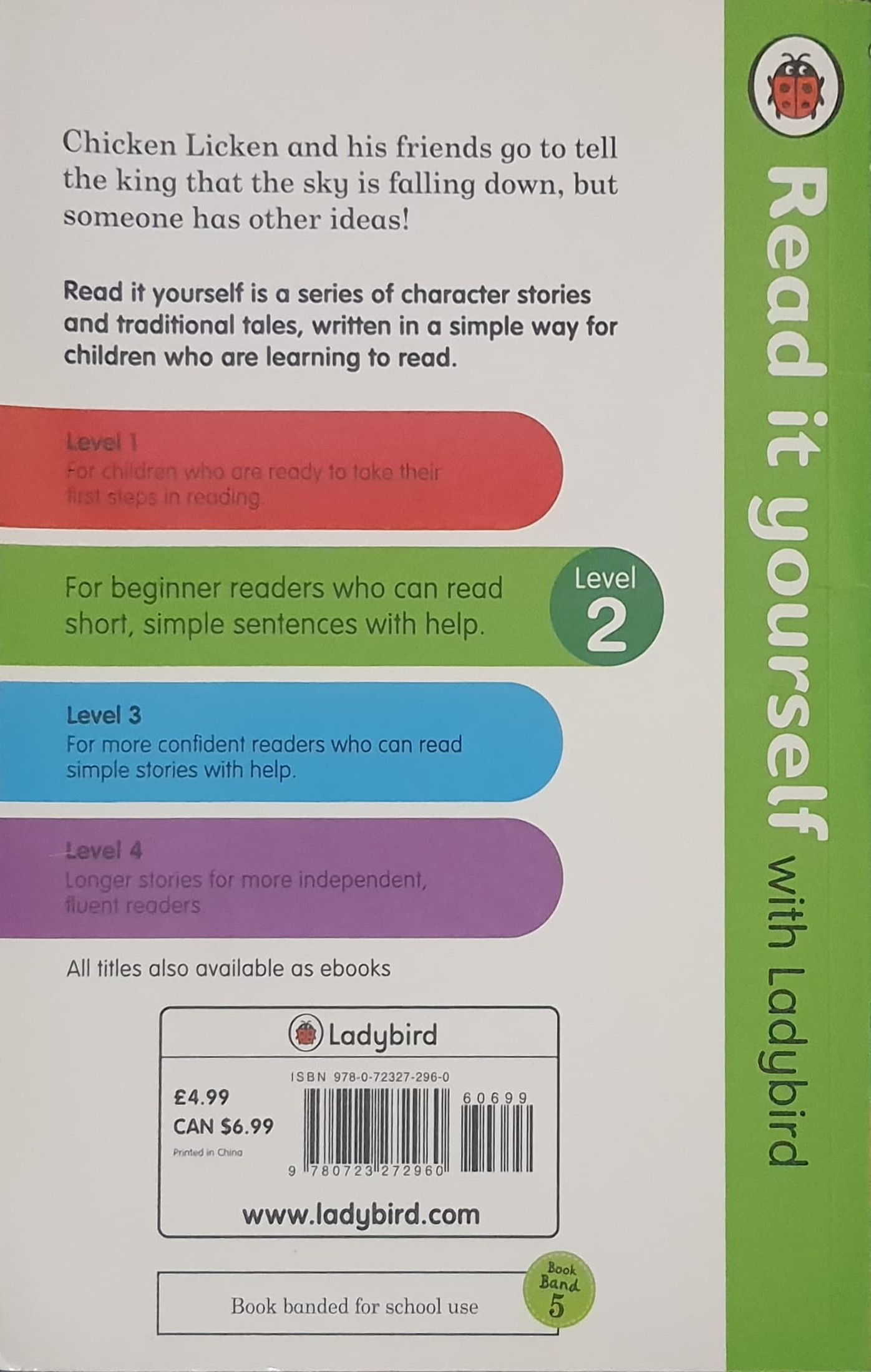 หนังสือนิทานปกอ่อน** ♥️Readi it youself: Chicken Licken