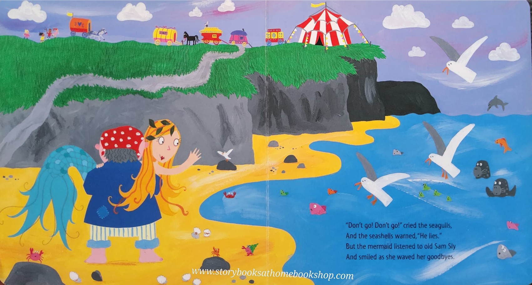 BOARD BOOK ** ð
THE SINGING MERMAID BY JULIA DONALDSON.LYDIA MONKSð