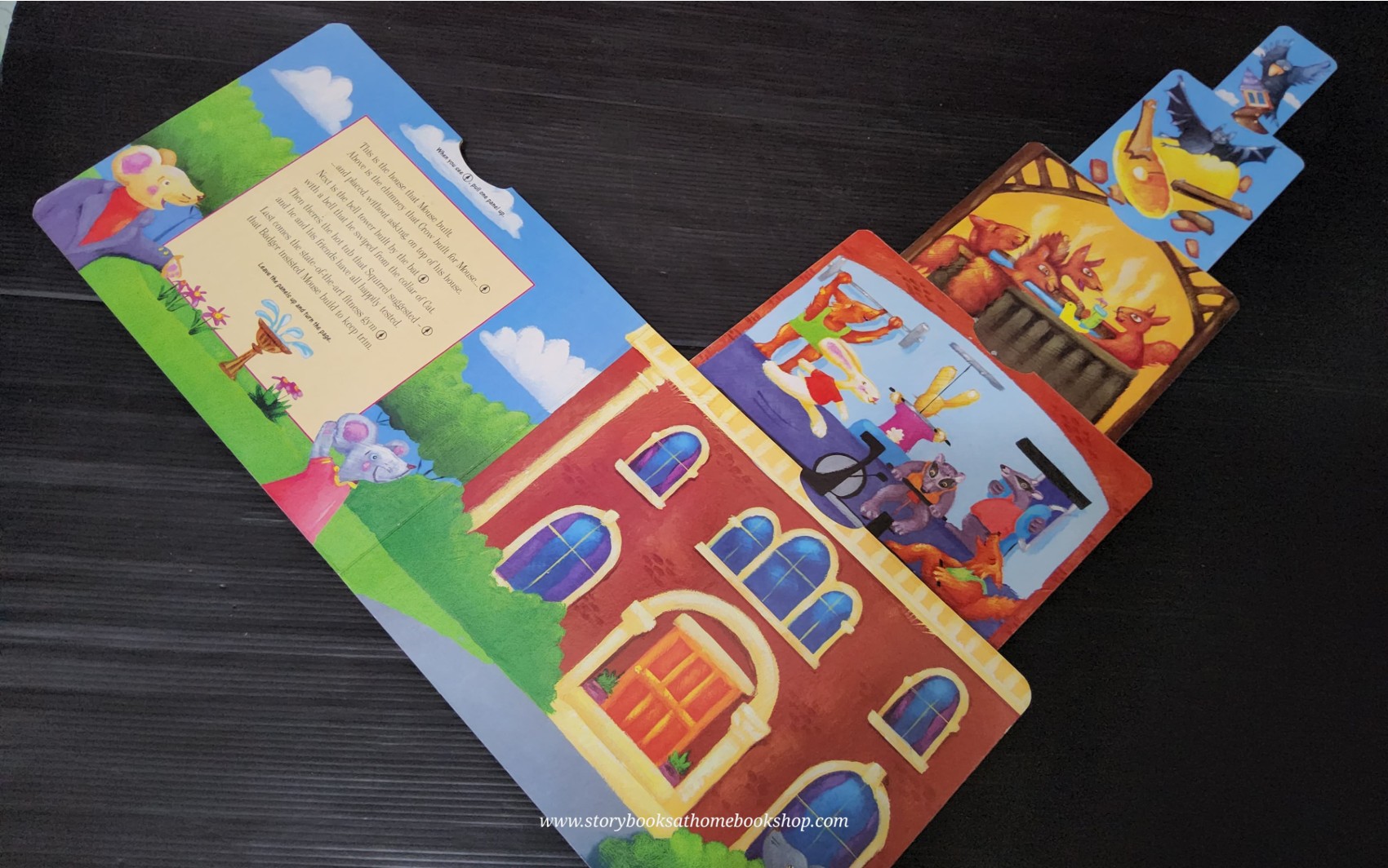 PULL THE TAB BOARD BOOK** 🍅🍓THE MOUSE THAT MOUSE BUILT