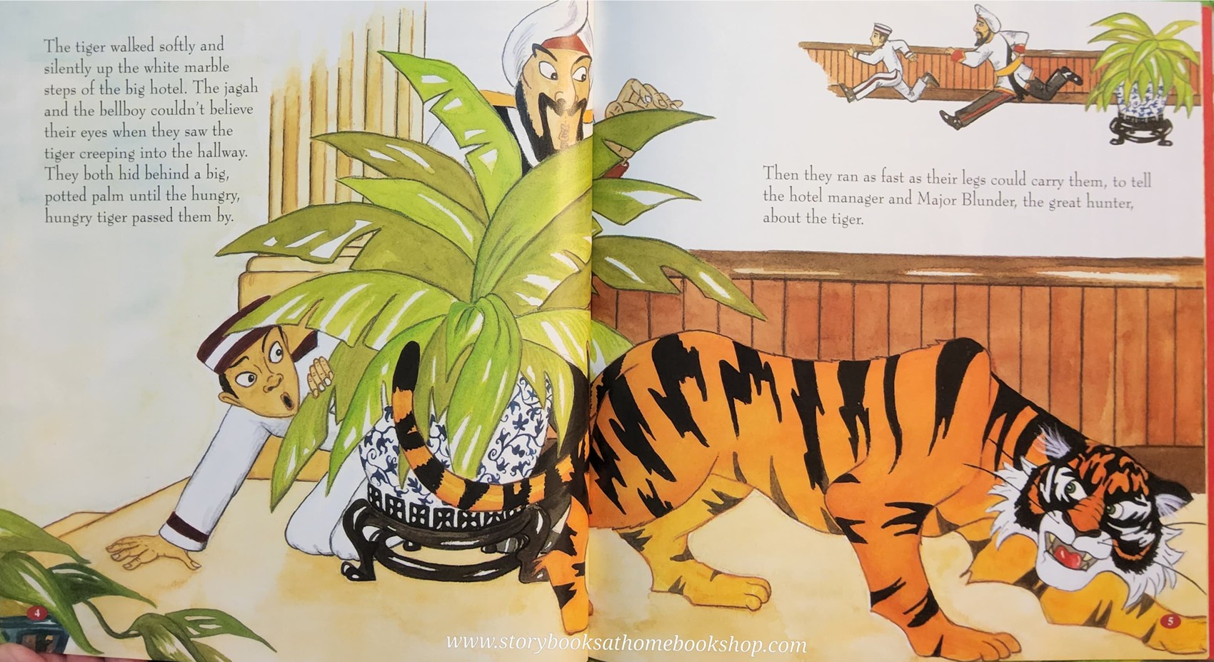 หนังสือนิทานปกแข็ง ** ♥️THE TIGER WHO CAME TO TEA BY KATHY CREAMER OXFORD UNIVERSITY PRESS♥️