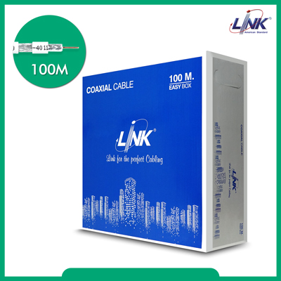 RG 6/U Cable, 95% Shield, White Jacket ADVANCED 500m./Reel in Bx.