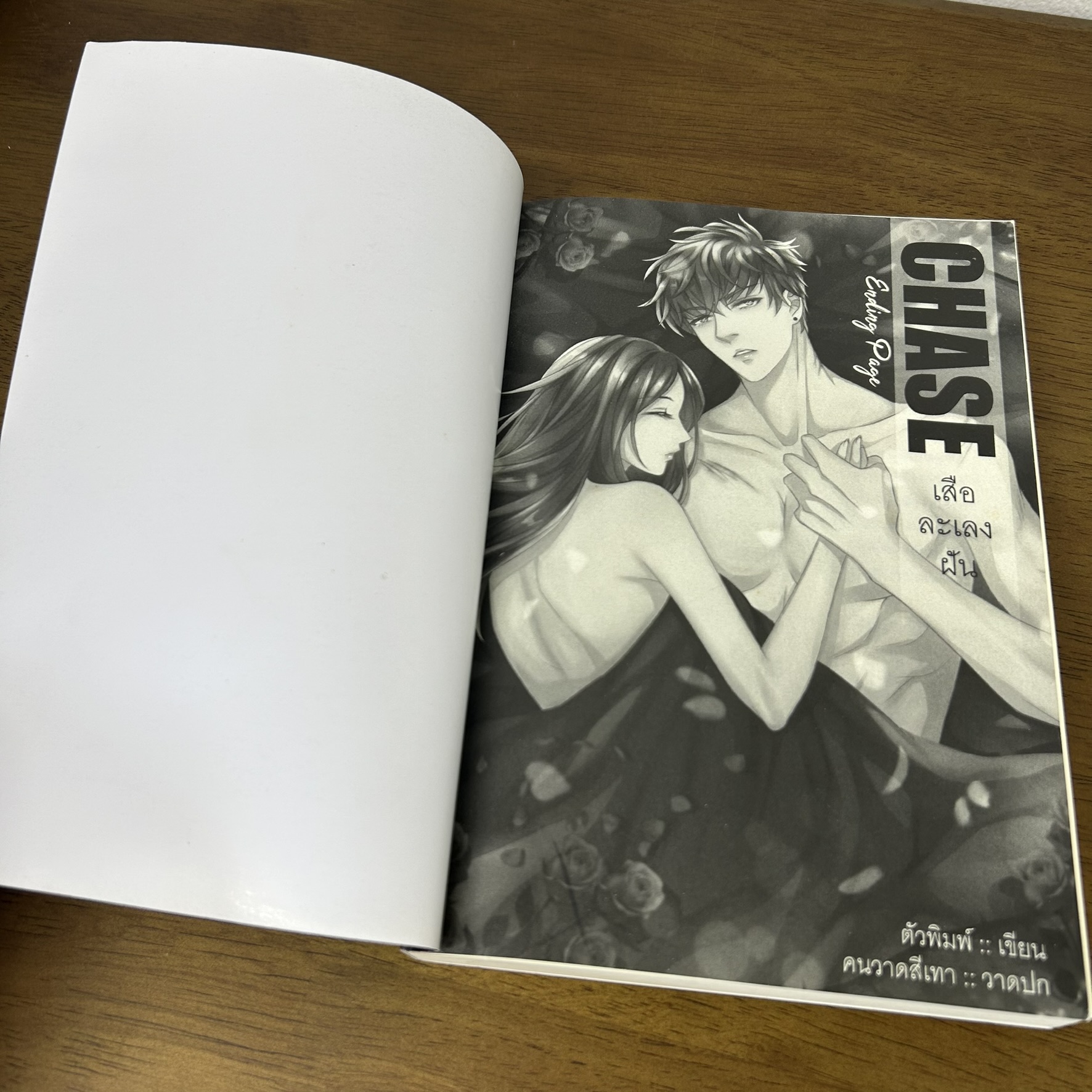 CHASE ภาค Ending Page เสือละเลงฝัน ... ตัวพิมพ์ (มือสอง) นิยาย โรมานซ์ ทำมือ