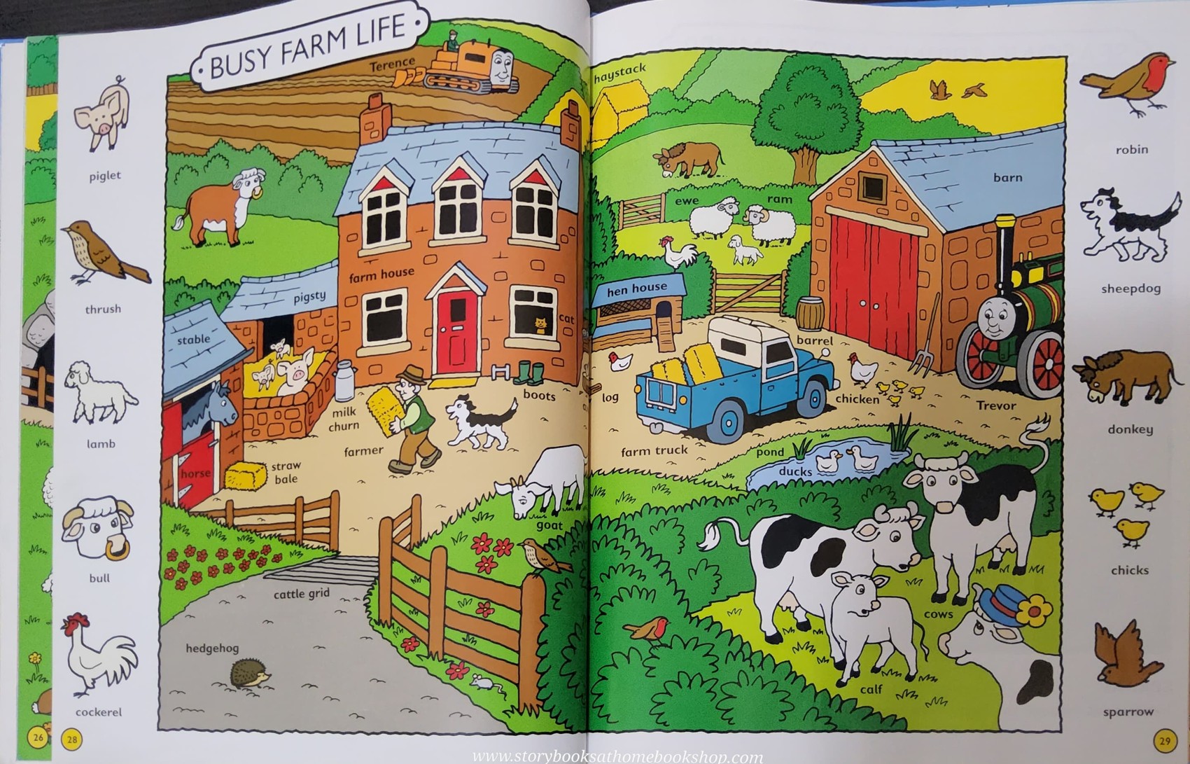 หนังสือนิทานปกแข็ง** 🍅🍓THOMAS&FRIENDS: THOMAS' WONDERFUL WORD BOOK