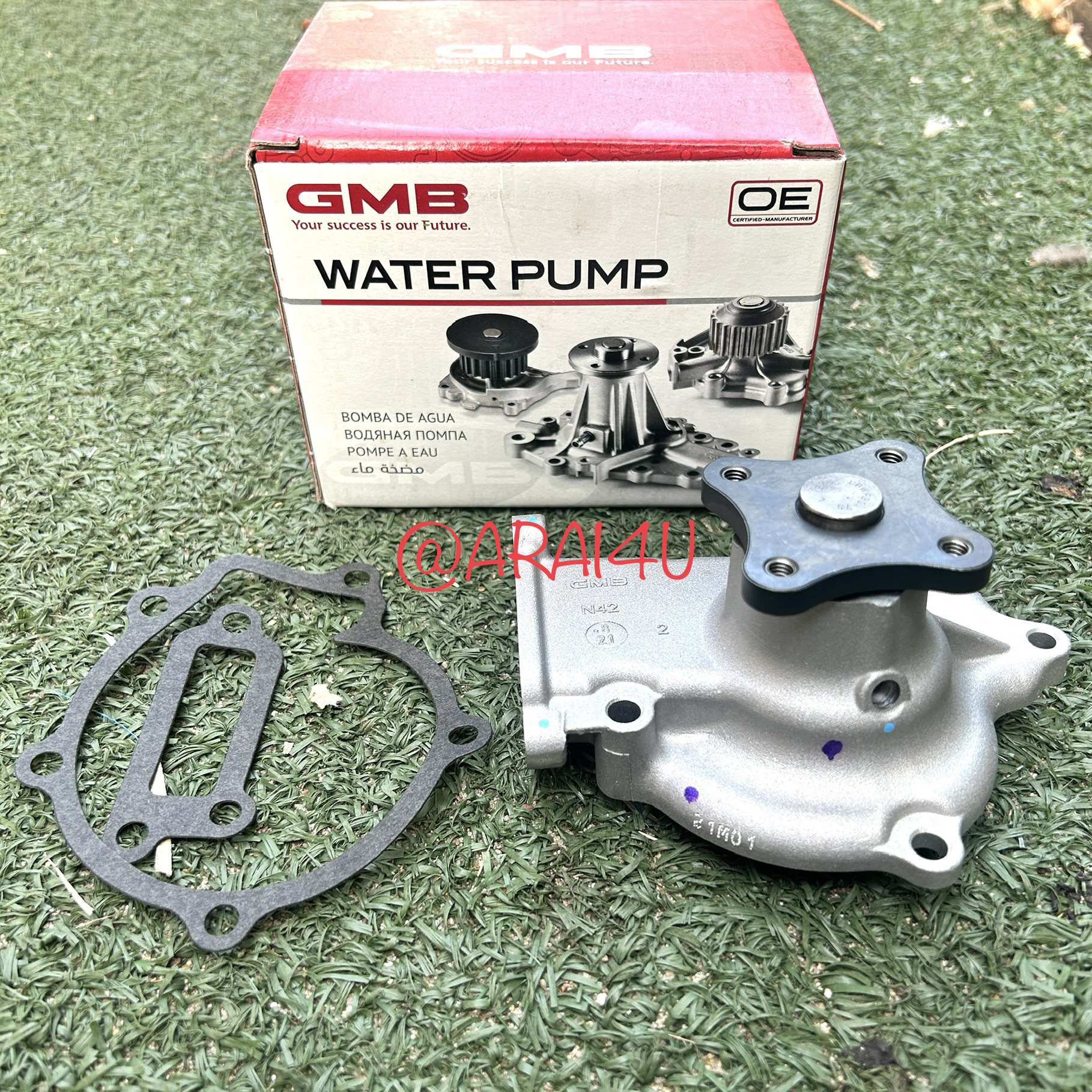 ปั้มน้ำ NISSAN B13-14-NV GMB แท้