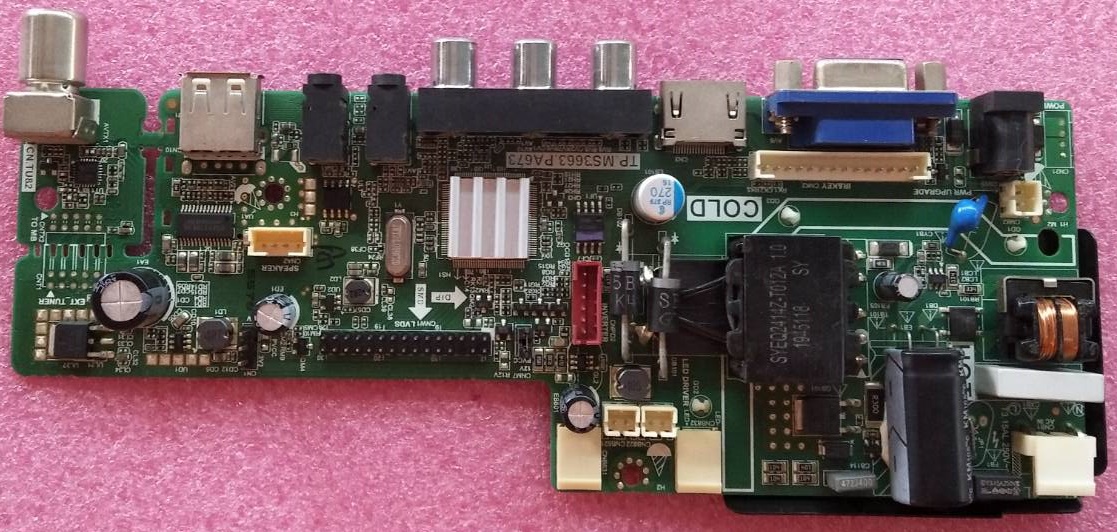 เมนบอร์ดทีวี HotRock ฮอทร๊อค ของแท้ถอดจากเครื่อง รุ่น HR-24S2T เบอร์จอPT236AT02-1