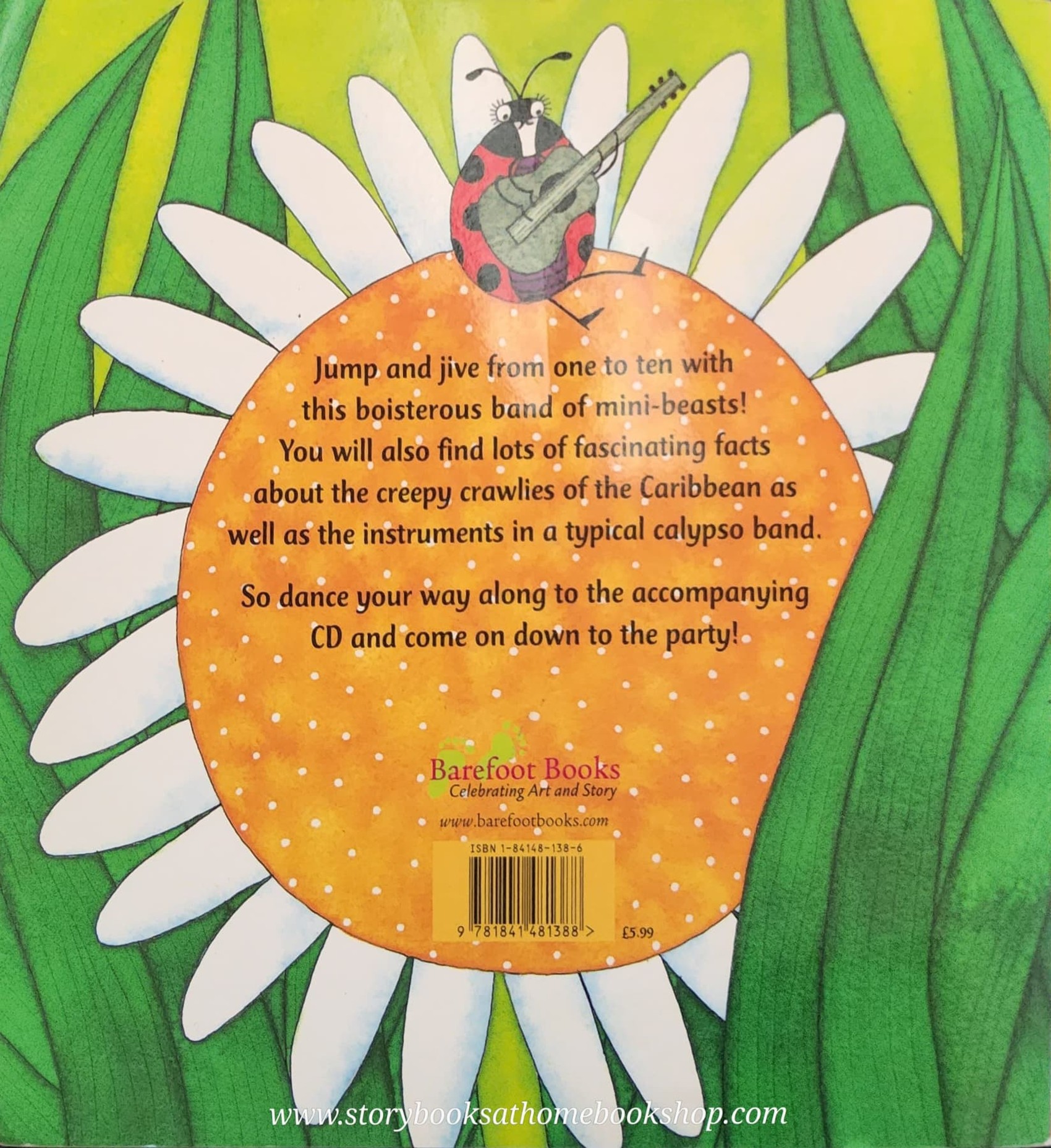 หนังสือนิทานปกอ่อน** 🍅🍓CREEPY CRAWLY CALYPSO WITH CD