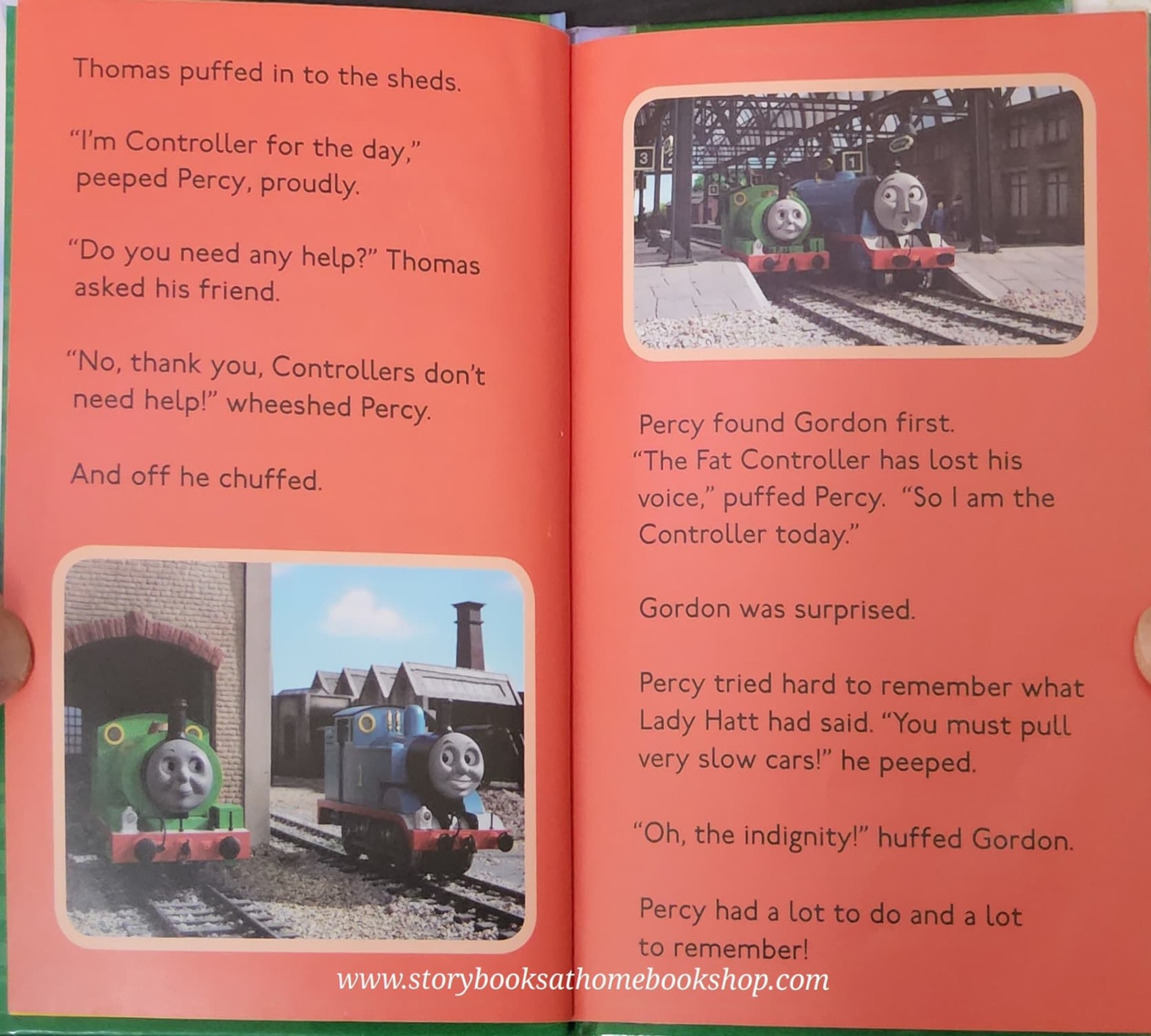 หนังสือนิทานปกแข็ง** 🍅THOMAS &FRIENDS:THOMAS AND THE GREEN CONTROLLER
