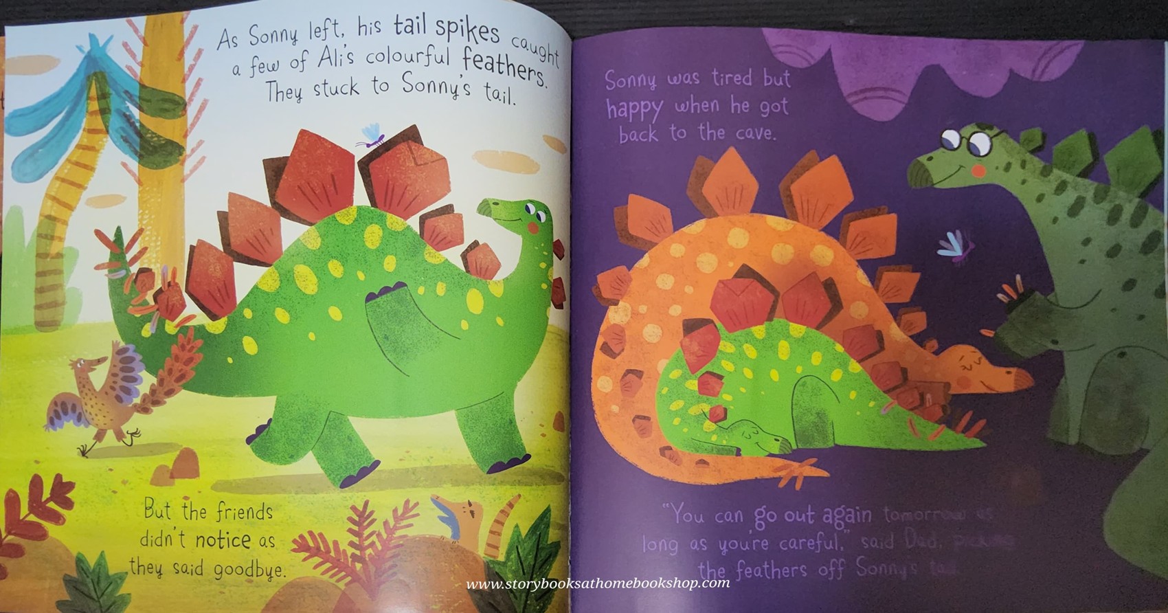 หนังสือนิทานปกอ่อน** 🍓🍓 DINOSAUR ADVENTURES STEGOSAURUS: THE THOUGHTFUL SURPRISE