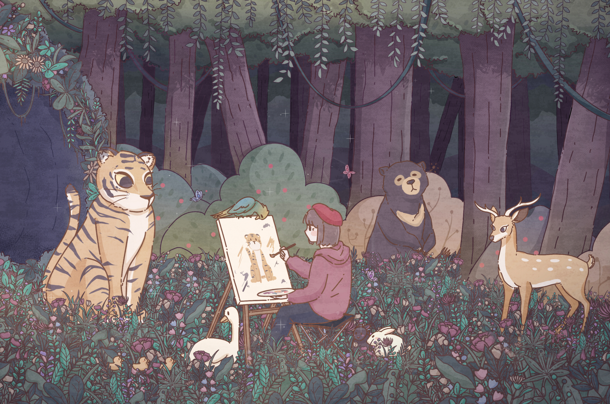 [Postcard] Into the Wood