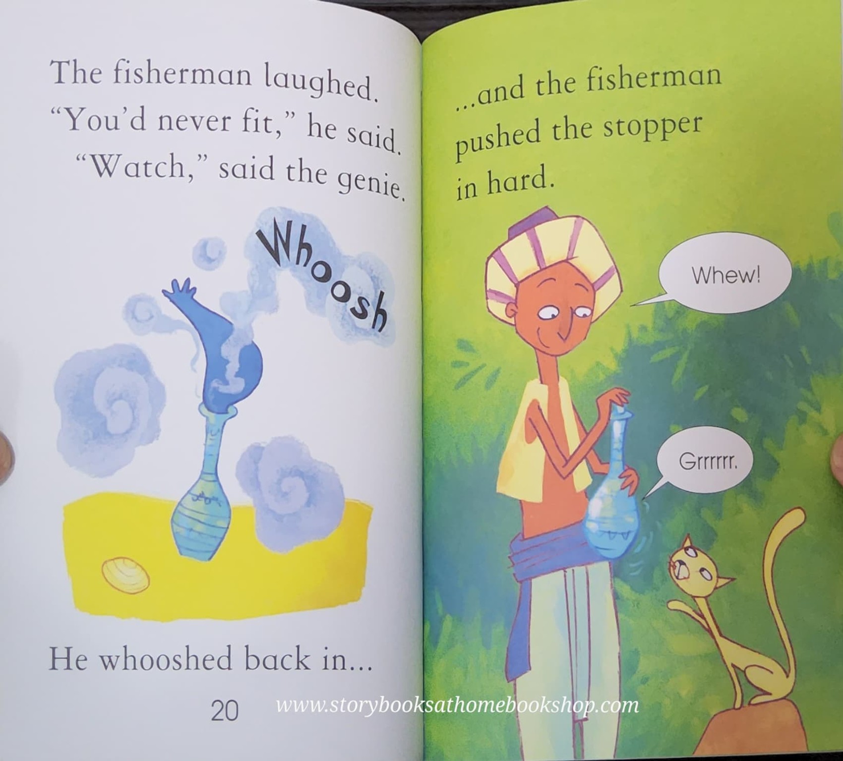 หนังสือนิทานปกอ่อน** ♥️USBORNE FIRST READING: THE GENIE IN THE BOTTLE