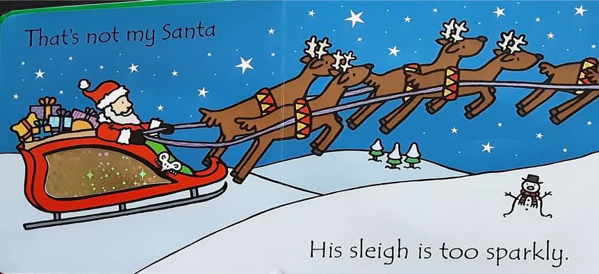 Touch and Feel Board Book** 🍅🍓That's not my Santa...
