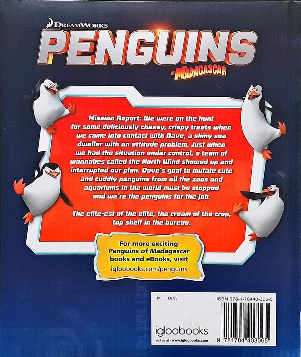 Dreamworks Book of Movie** 🍅🍓PENGUINS MADAGASCAR