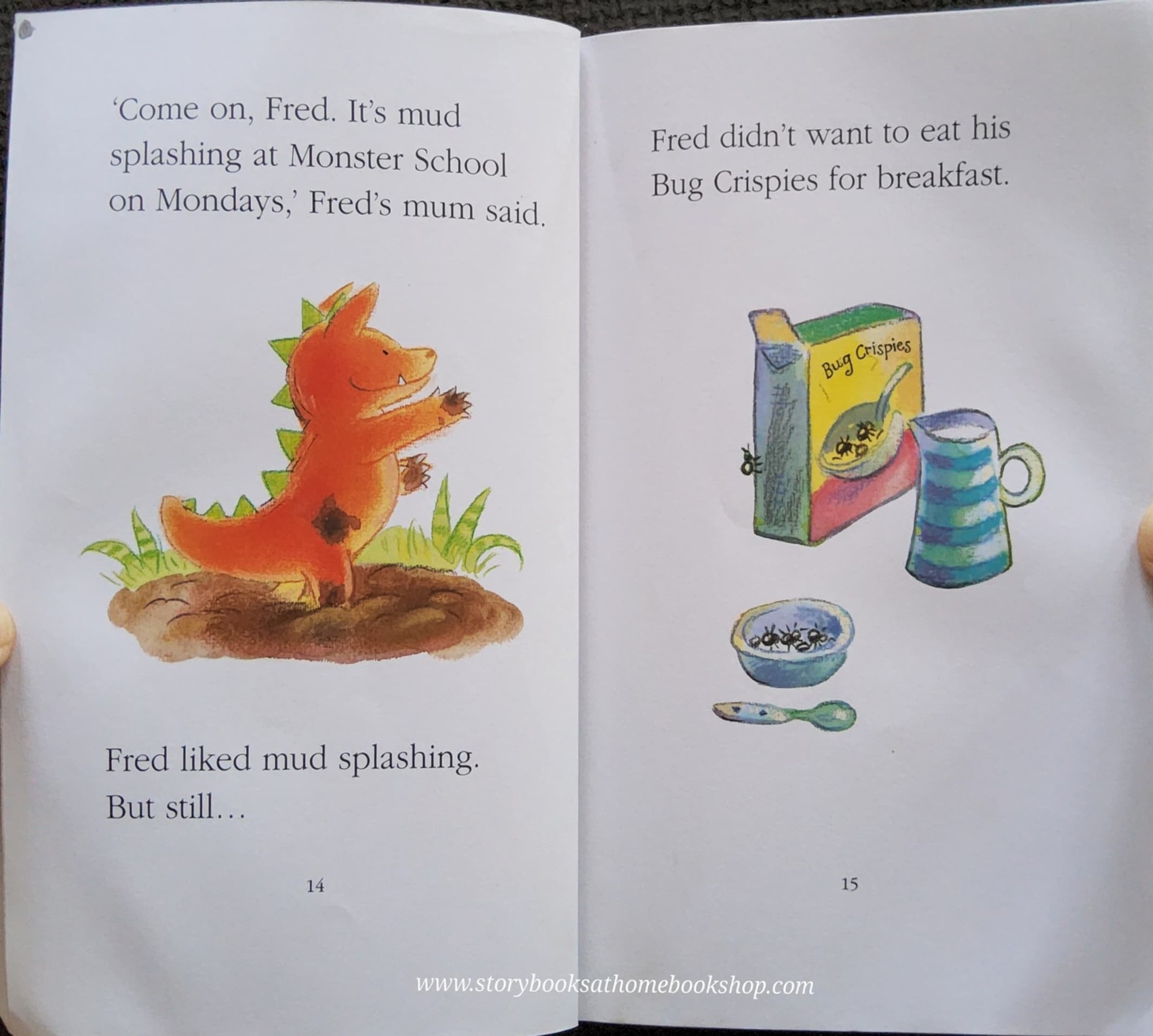 EARLY READER หนังสือฝึกการอ่าน **หนังสือนิทานปกอ่อน** 🍅🍅MONDAYS AT MONSTER SCHOOL BY RUTH LOUISE SYMES