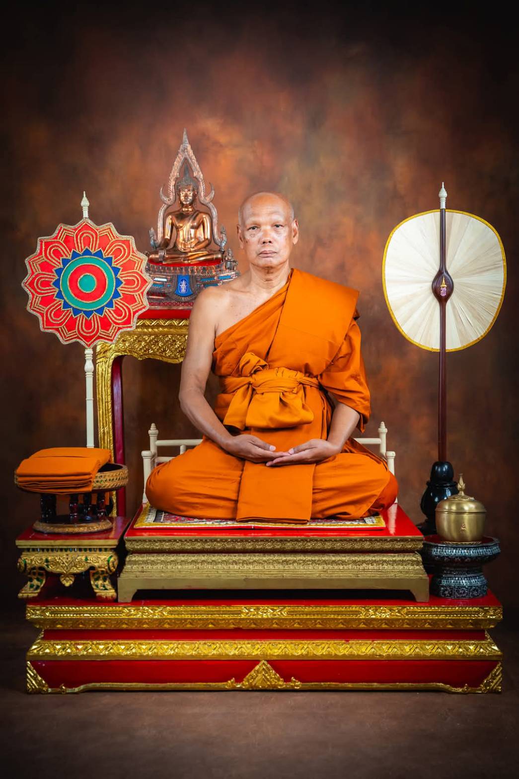 พระสมเด็จ ทรงไก่หางพวง หลวงพ่อสมนึก วัดหรงบน จ.นครศรีธรรมราช ปี 2538 (เกจิผู้มีพลังจิตสูง มากด้วยเมตตา บารมี)