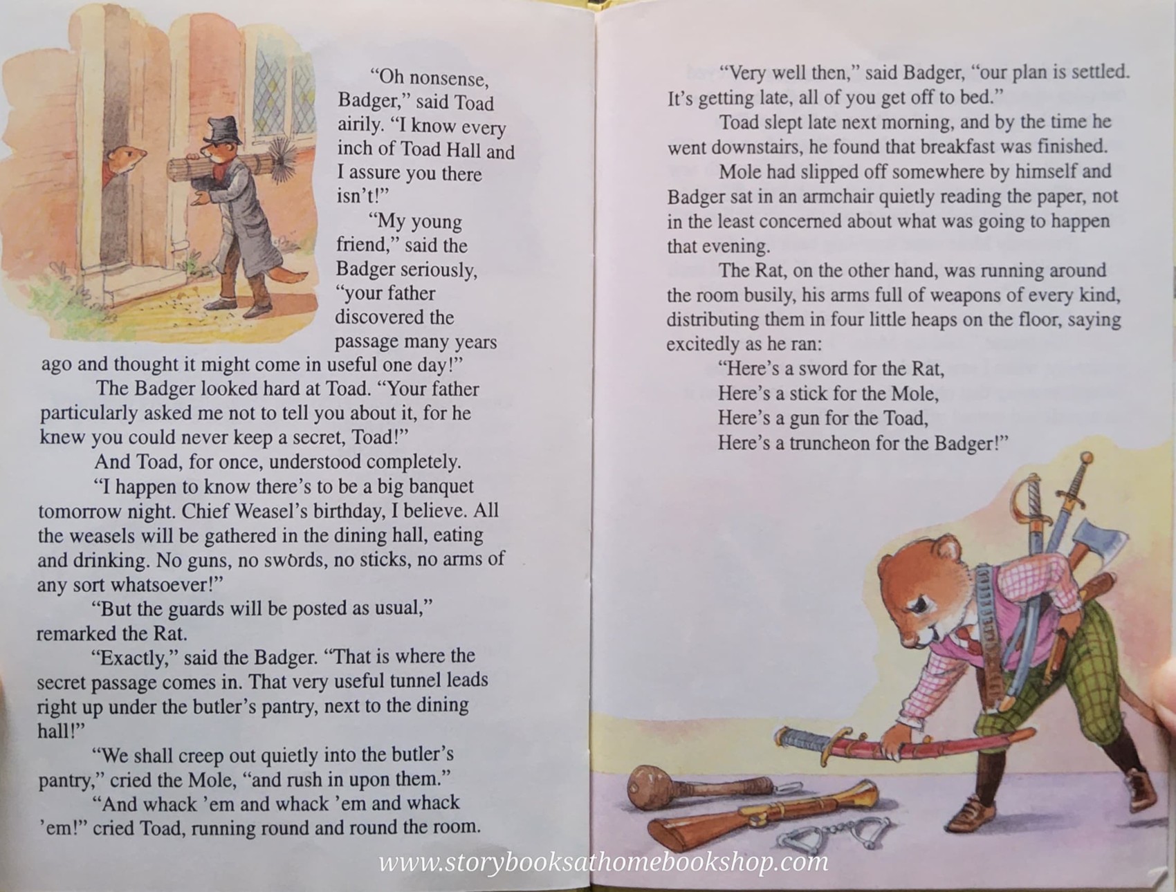 หนังสือนิทานปกแข็ง** 🍅🍓 THE WIND IN THE WILLOWS: THE BATTLE FOR TOAD HALL