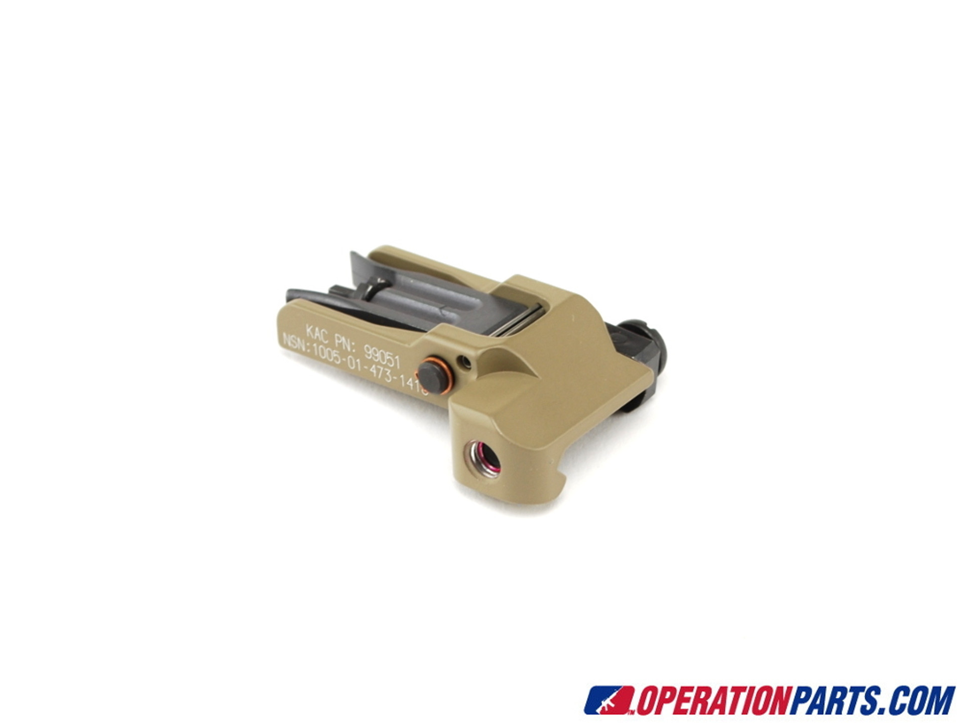 KNIGHTS ARMAMENT COMPANY (KAC) - MK12 / MK18 RAS Front Folding Sight (TAUPE)
