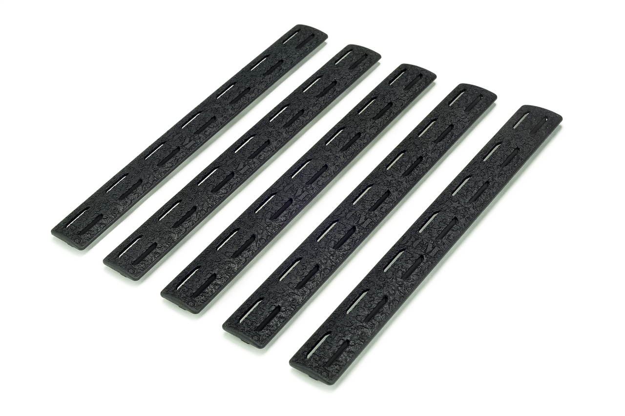 BCM GUNFIGHTER™ - M-LOK Rail Cover Kit, 5.5-inch (1ชุด5ชิ้น) (สีดำ)