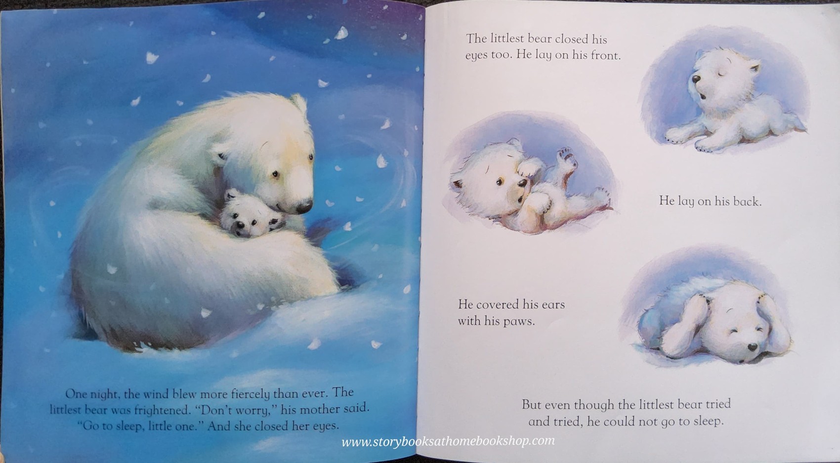 หนังสือนิทานปกอ่อน ** 🍅🍓 THE LITTLEST BEAR BY GILLIAN SHIELDS AND POLONA LOVSIN