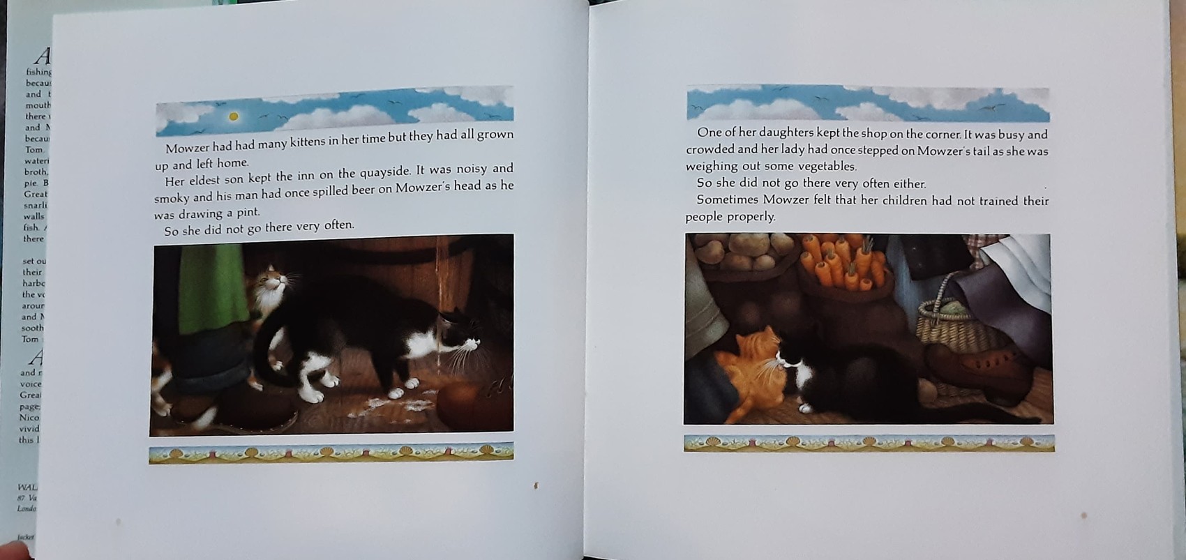 หนังสือนิทานเด็ก ภาษาอังกฤษ ปกแข็ง 🍅🍓THE MOUSEHOLE CAT/Used สภาพ 80-90%