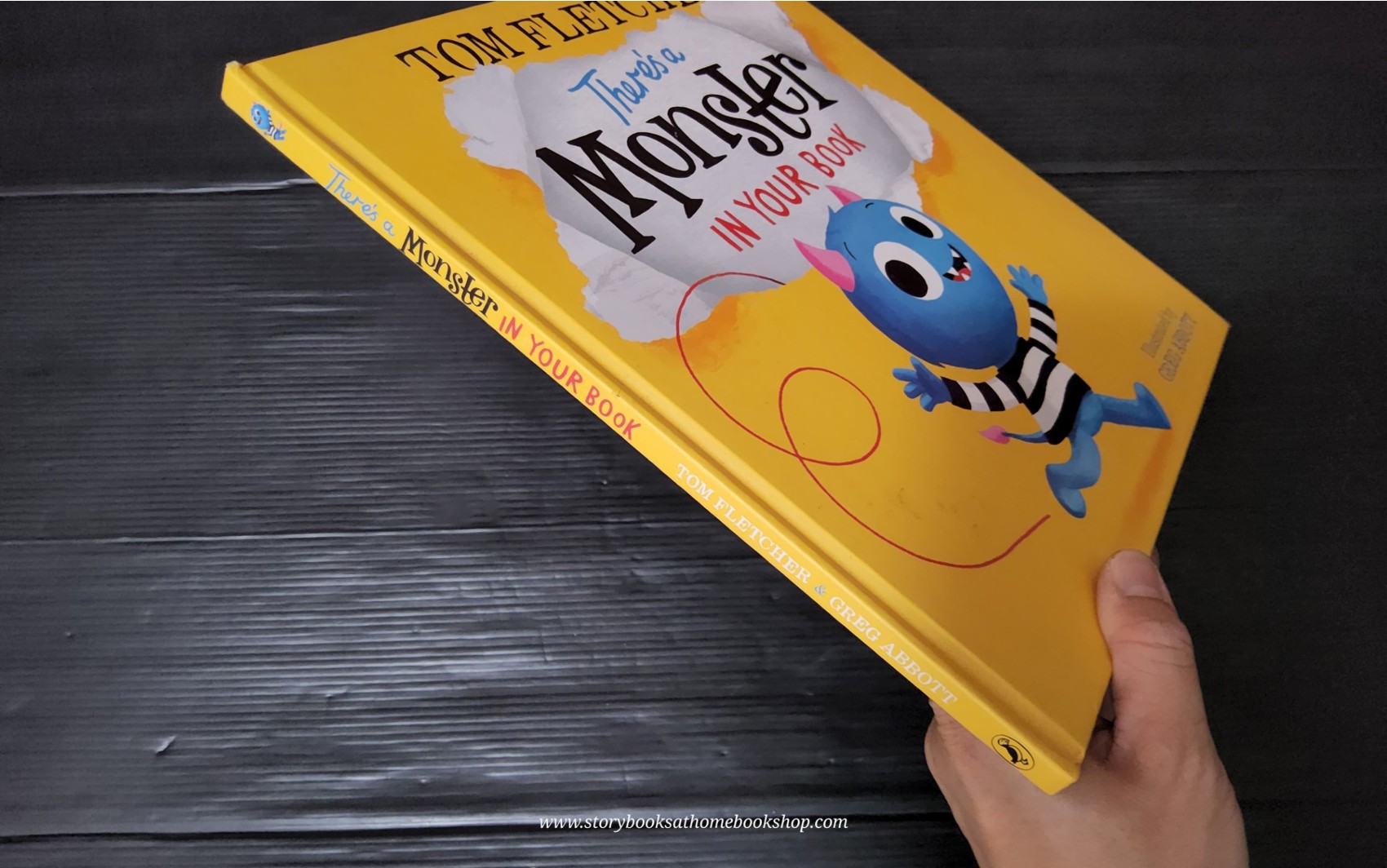 RECOMMENDED BOOK** **หนังสือนิทานปกแข็ง** 🍅🍓THERE'S MONSTER IN YOUR BOOK BY TOME FLETCHER