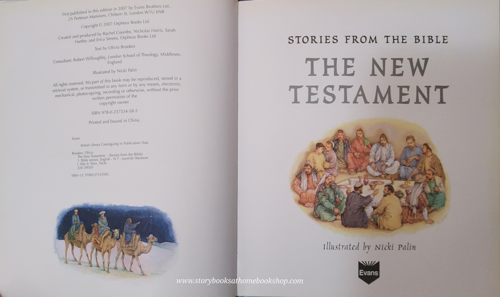 หนังสือนิทานปกแข็ง ** 🍅🍓 STORIES FROM THE BIBLE THE NEW TESTAMENT