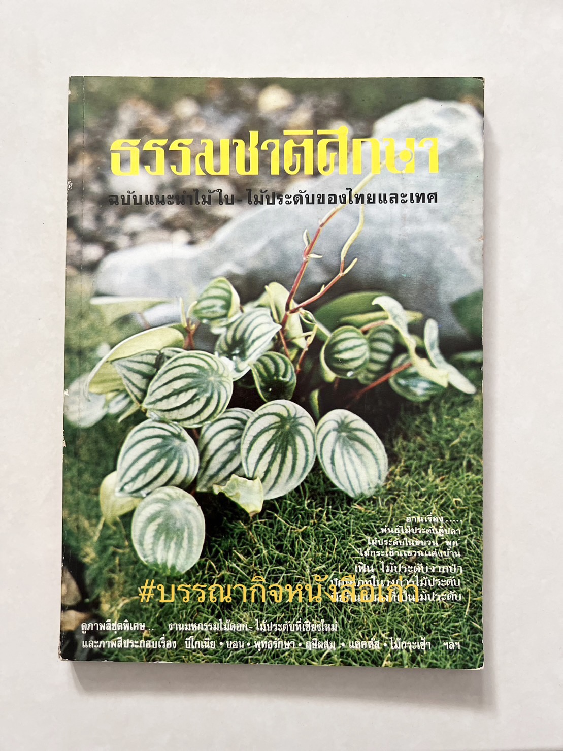 ธรรมชาติศึกษา : ฉบับแนะนำไม้ใบ-ไม้ประดับของไทยและเทศ (ชุดที่ 1 เล่มที่ 2 ลำดับที่ 2 ปี 2521).