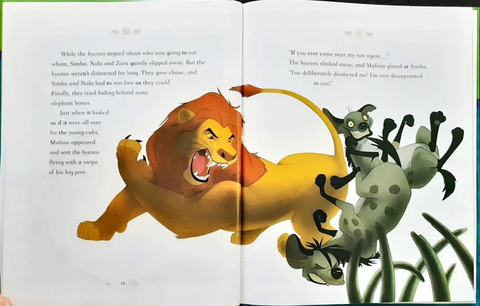 หนังสือนิทานปกแข็ง** 🍅🍅DISNEY THE LION KING WITH CD AUDIO