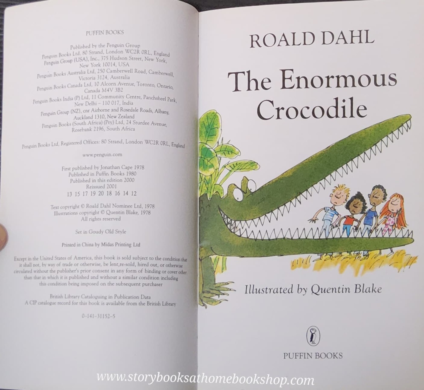 วรรณกรรมเยาวชน** 🍅THE ENORMOUS CROCODILE BY ROALD DAHL♥️♥️