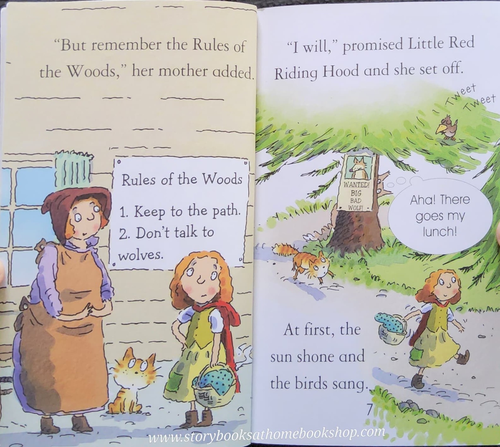 หนังสือนิทานปกอ่อน** ♥️USBORNE FIRST READING: THE LITTLE RED RIDDING HOOD