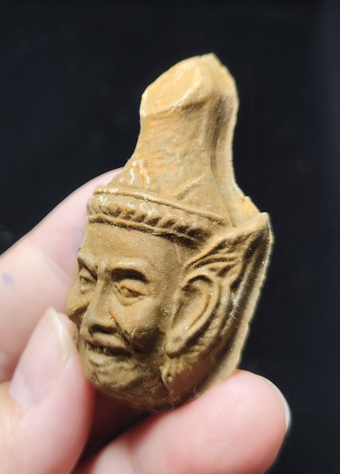 เศียรพ่อแก่ บรมครูแห่งสรรพวิชา (หลังฝังตะกรุดทองเหลือง) พระมหาวารินทร์ วัดสันต้นหมื้อ จ.เชียงใหม่