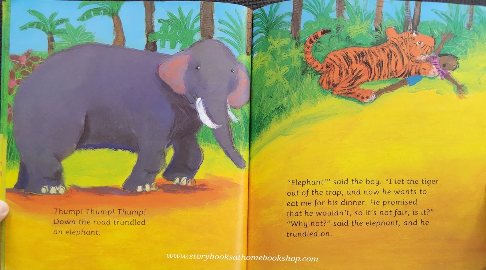 หนังสือนิทานปกอ่อน ** 🍅🍓 THE TIGER AND THE JACKAL BY VIVIAN FRENCH