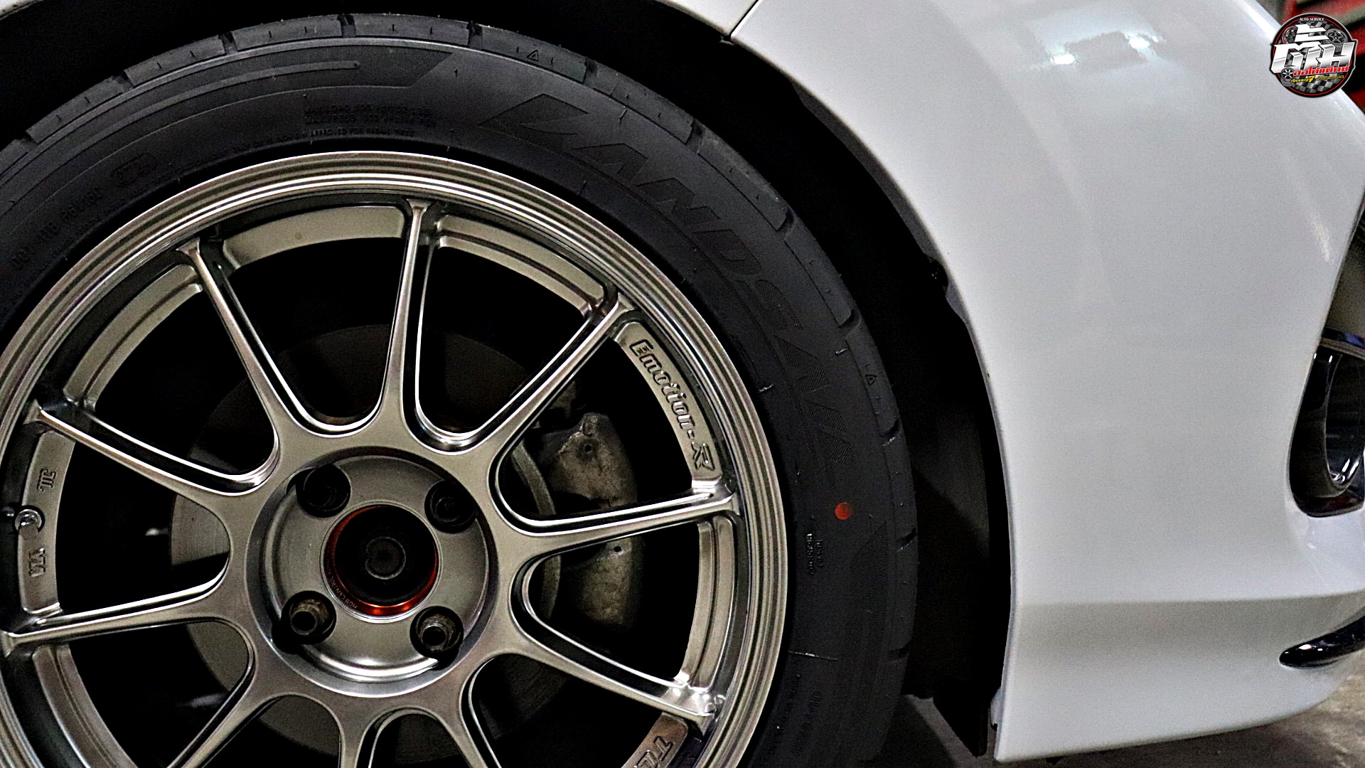 HONDA JAZZ GK เปลี่ยนล้อยาง ล้อ TC105X Emotion-R ขอบ16นิ้ว ยาง LANDSAIL RS009 195/50R16 84V