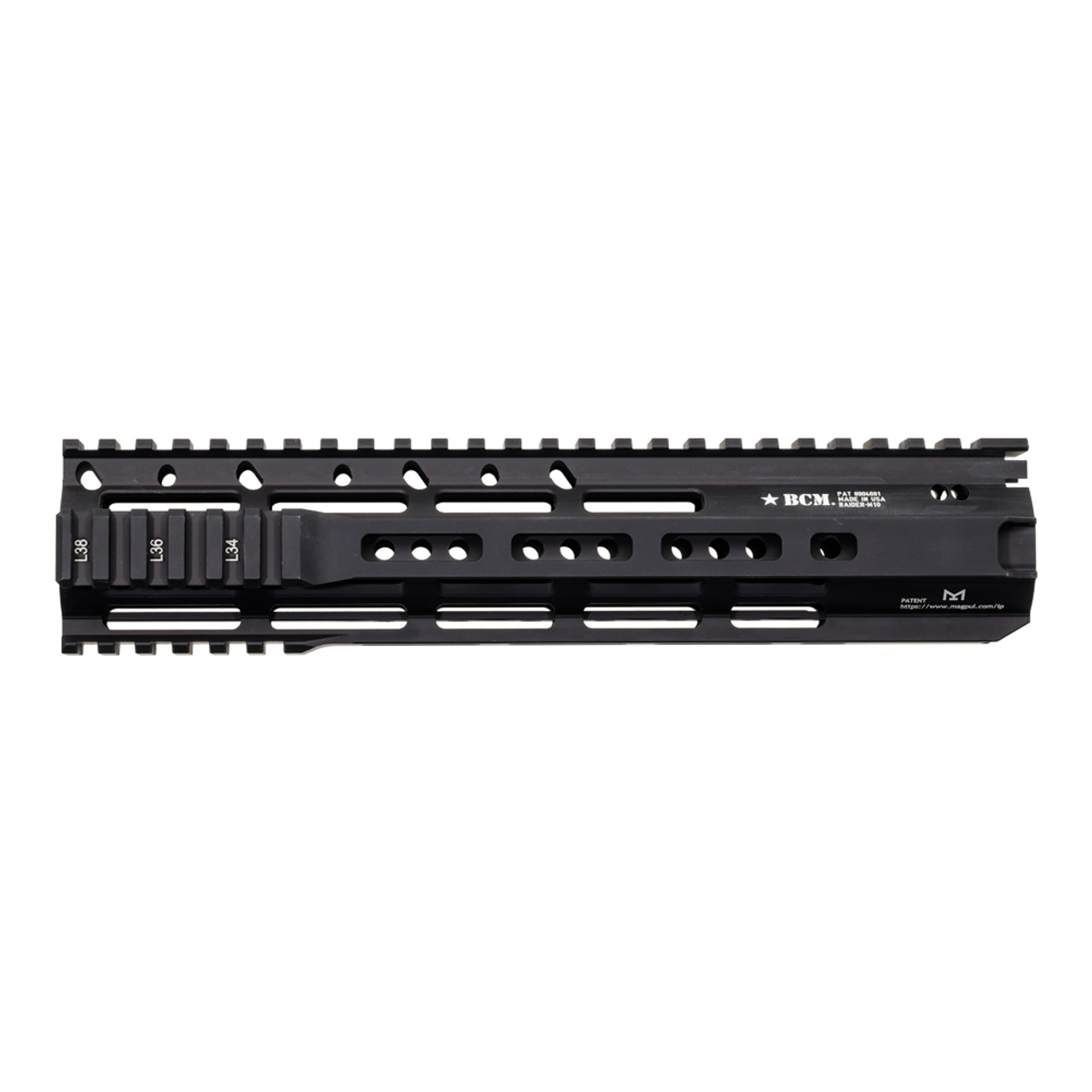 BCM® GUNFIGHTER™ - RAIDER-M10 Rail (M-LOK® compatible mounting slots*) [ORDER]